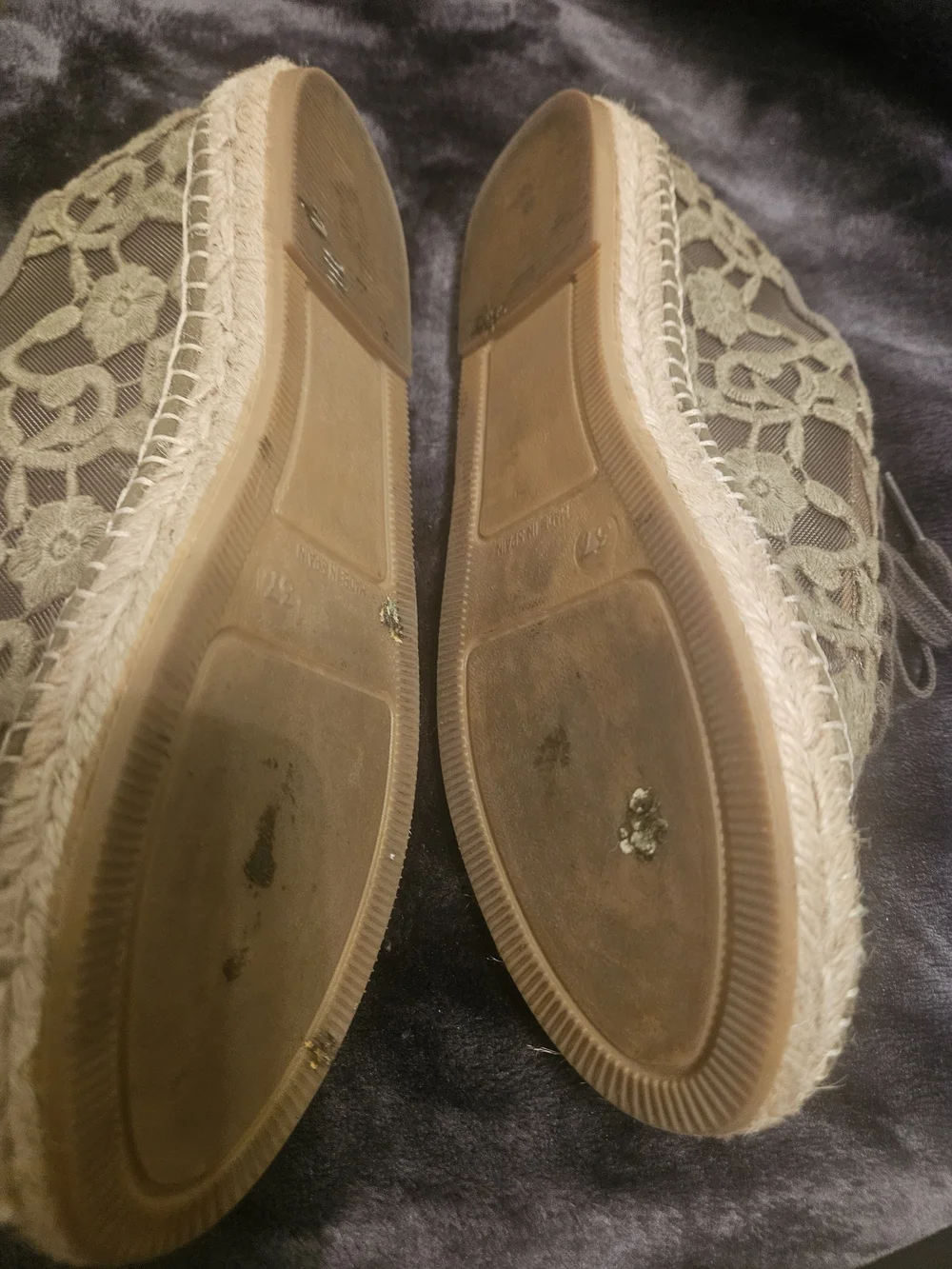 Olive Lace Espadrille Sneakers with Lace-Up Front